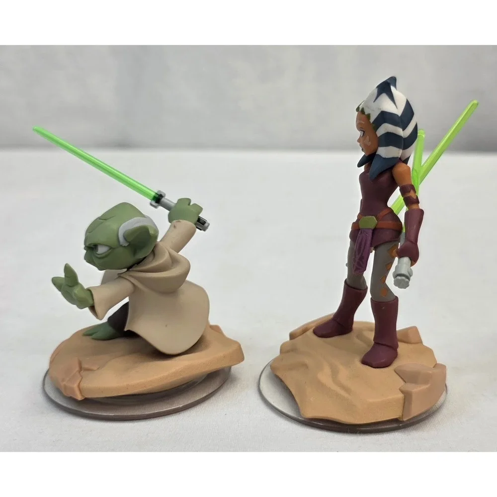 Disney Infinity 3.0 Star Wars Yoda Ahsoka Tano Twilight of the Republic Lot